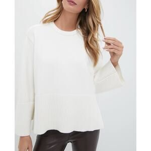 NWT Tuckernuck Pomander Place Winter White Carington Sweater XS